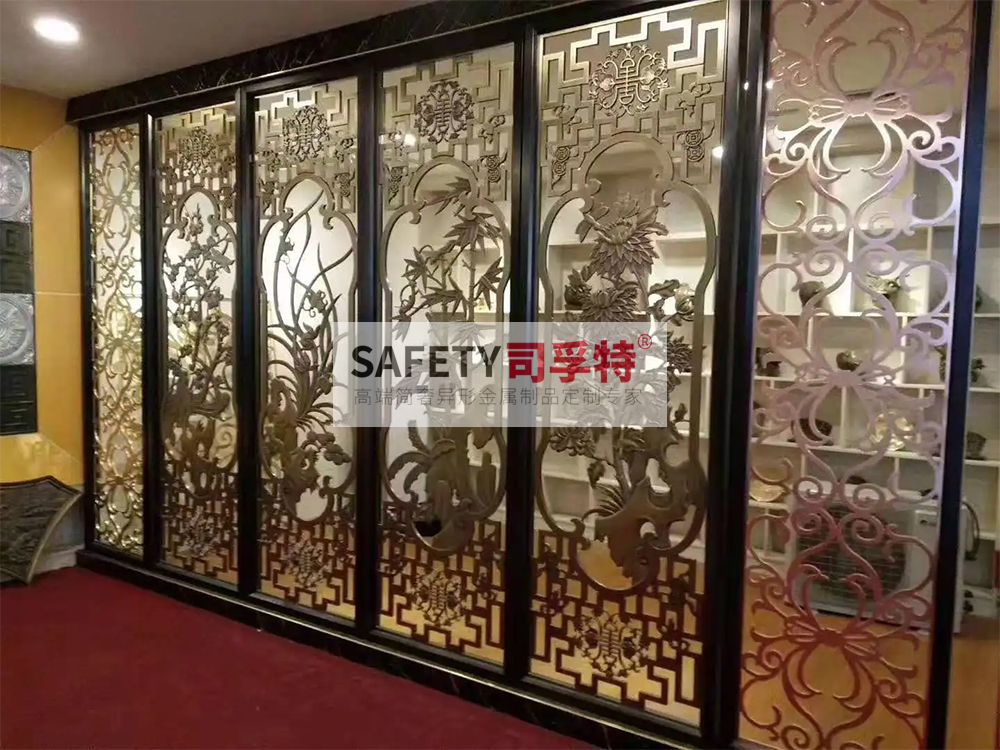 金屬屏風(fēng)有哪些種類？什么材質(zhì)的金屬屏風(fēng)好？[司孚特金屬屏風(fēng)](圖4)