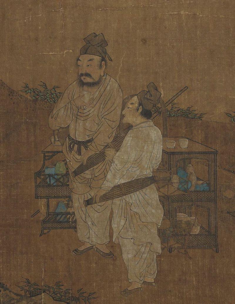 重拾“圍爐煮茶”文化，一起看看故宮藏畫里的“圍爐煮茶”[精制鋼圍爐茶桌](圖8)