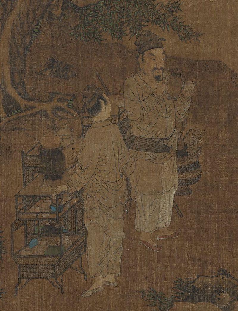 重拾“圍爐煮茶”文化，一起看看故宮藏畫里的“圍爐煮茶”[精制鋼圍爐茶桌](圖9)