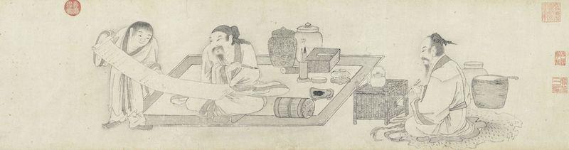 重拾“圍爐煮茶”文化，一起看看故宮藏畫里的“圍爐煮茶”[精制鋼圍爐茶桌](圖11)