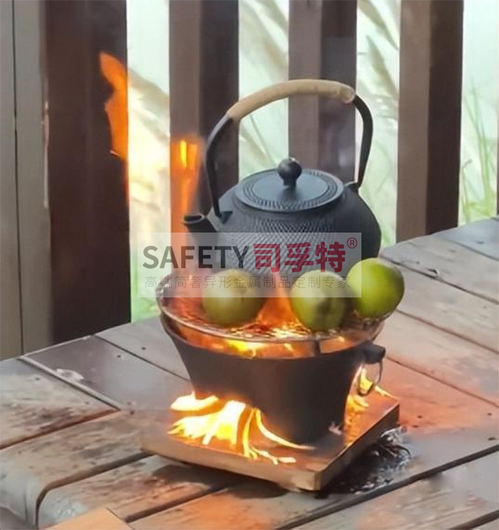 圍爐煮茶小貼士：火災(zāi)、中毒、燙傷需防范[精制鋼圍爐茶桌](圖1)