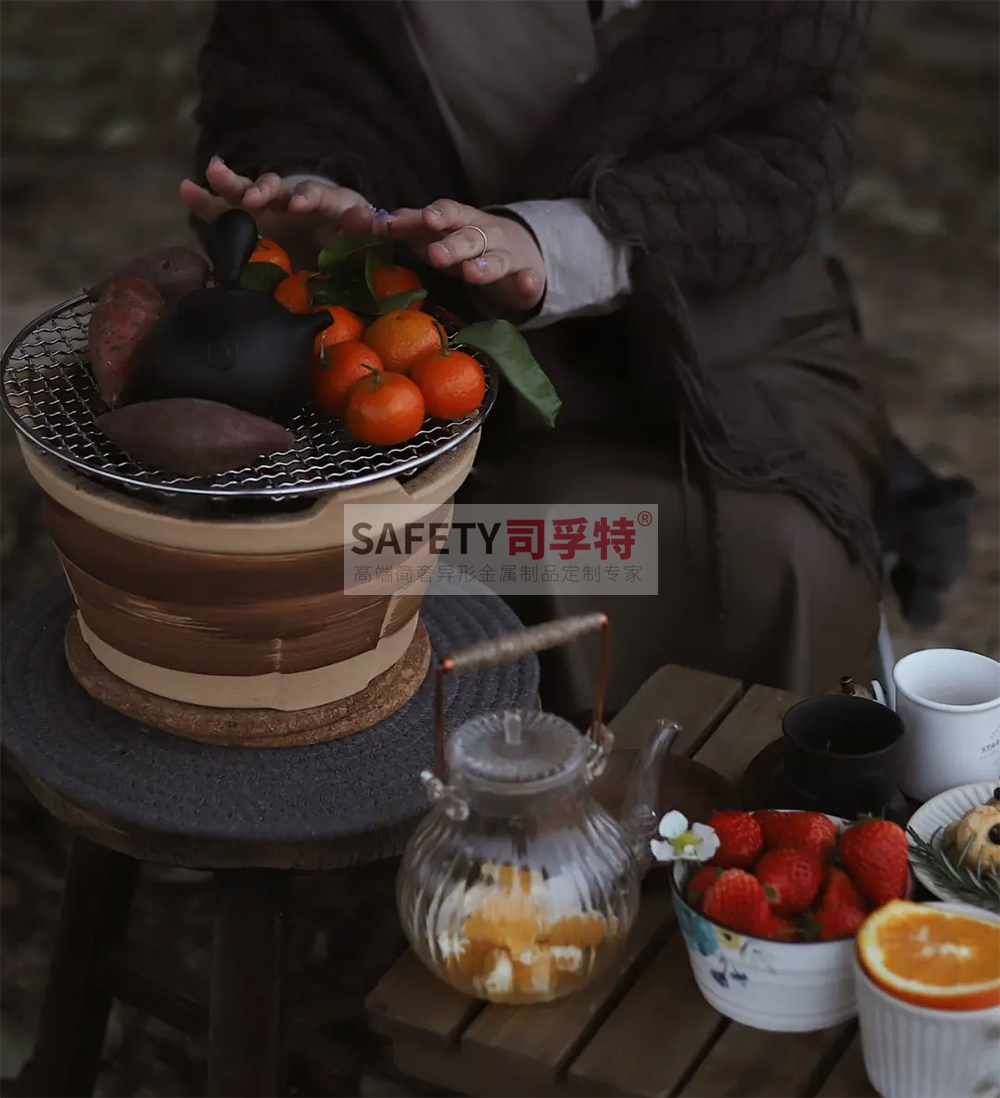 圍爐煮茶小貼士：火災(zāi)、中毒、燙傷需防范[精制鋼圍爐茶桌](圖3)